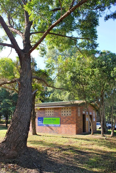 Public restroom block