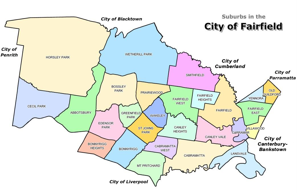 Fairfield City Profile Fairfield City Council   Suburbs In City Of Fairfield 