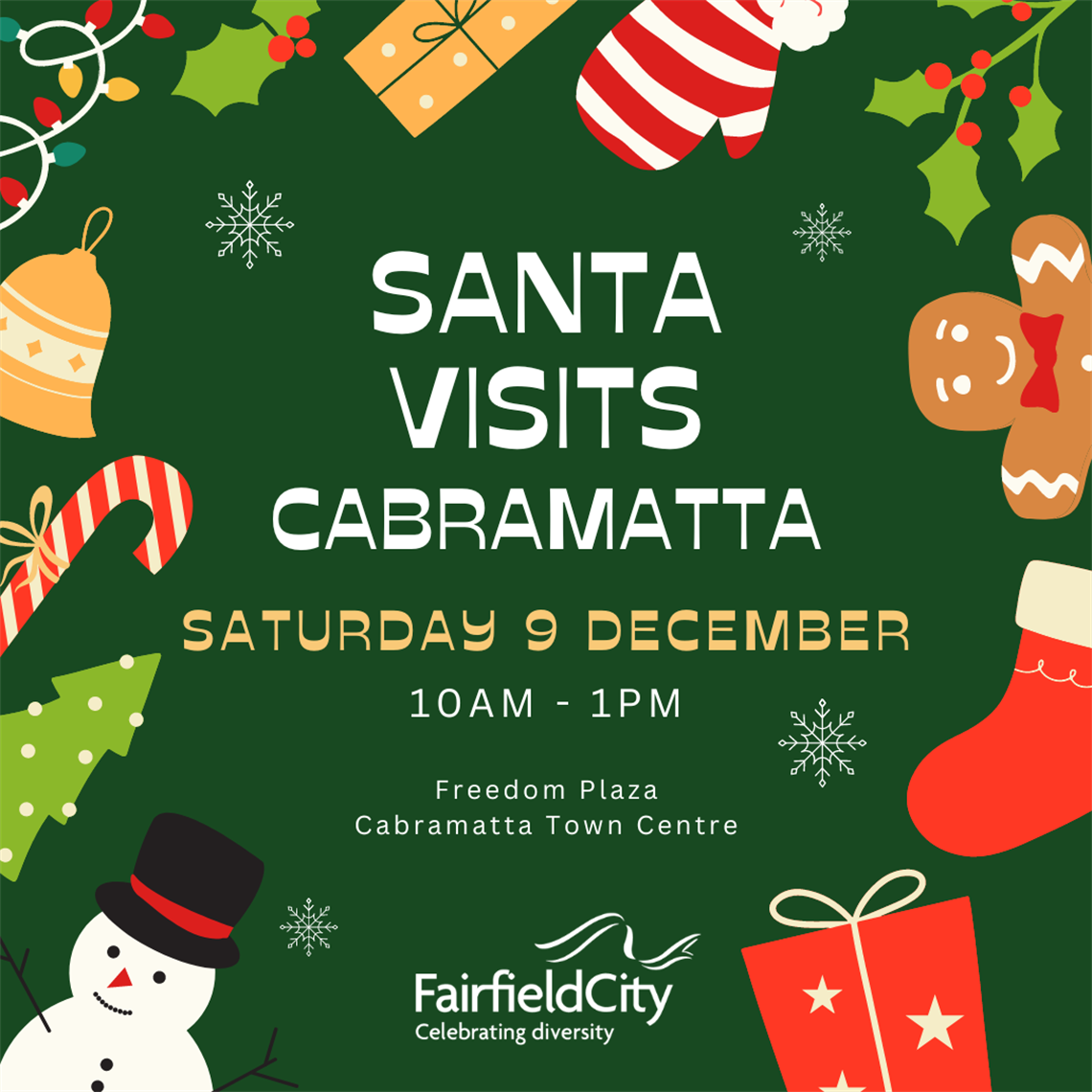 Santa visits Cabramatta Fairfield City Council