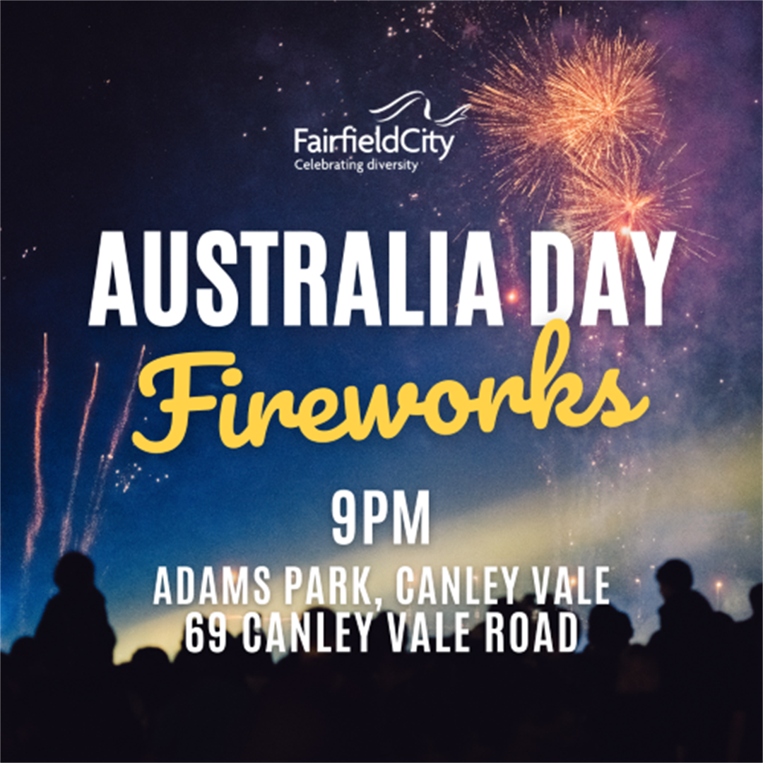 Canley Vale Australia Day Fireworks Fairfield City Council