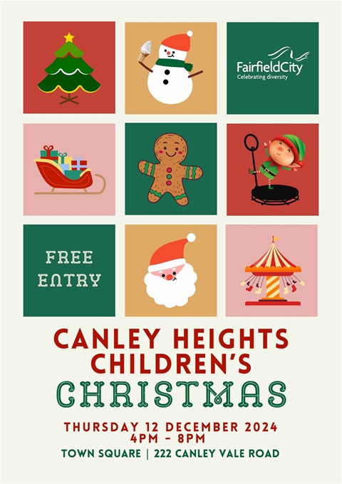 2024 Canley Heights Children's Christmas event tile.