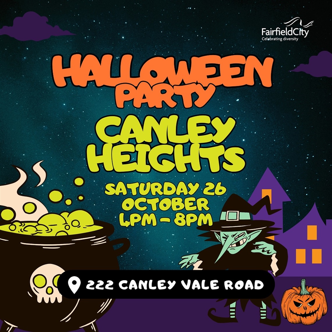 2024 Halloween in Canley Heights Event Tile Graphic.