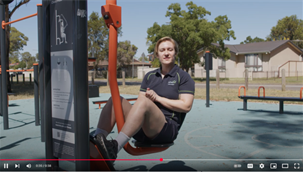 How to use the Leg Press at Fairfield City's Outdoor Gyms