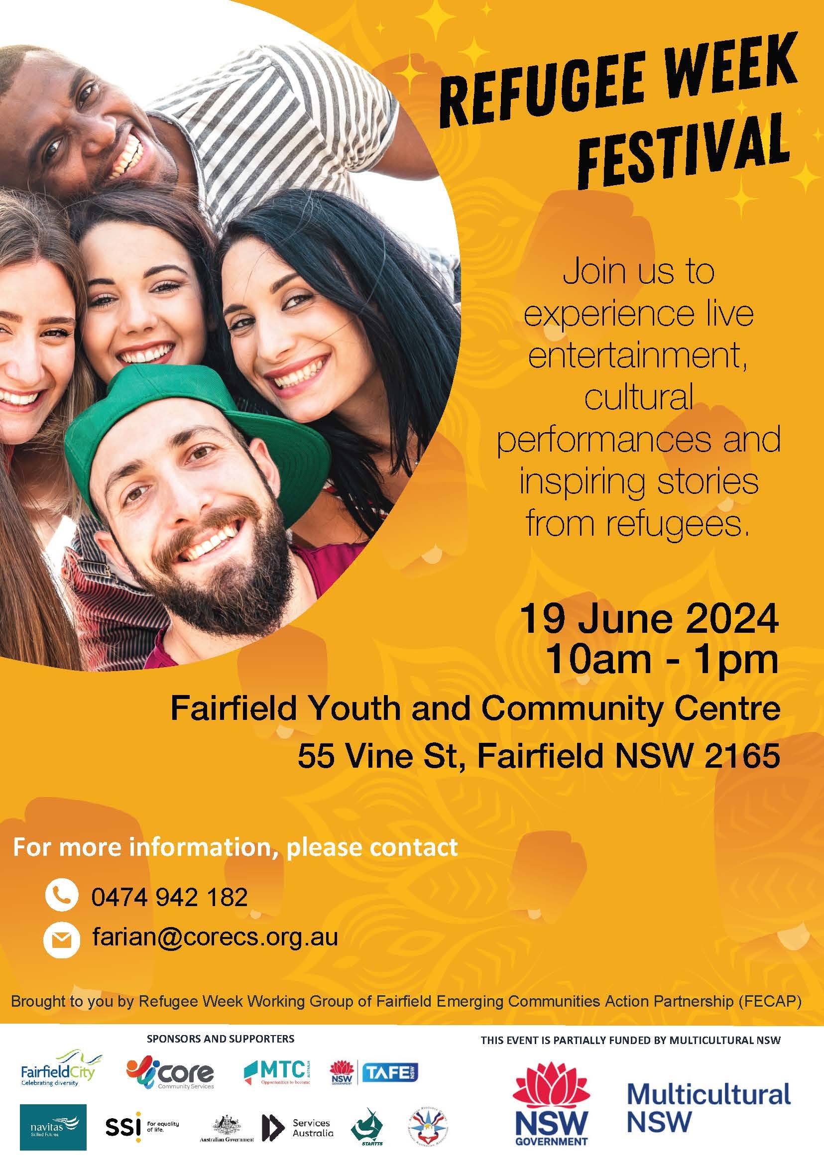 Refugee Week Festival flyer