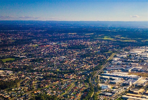 Aerial photo of Fairfield