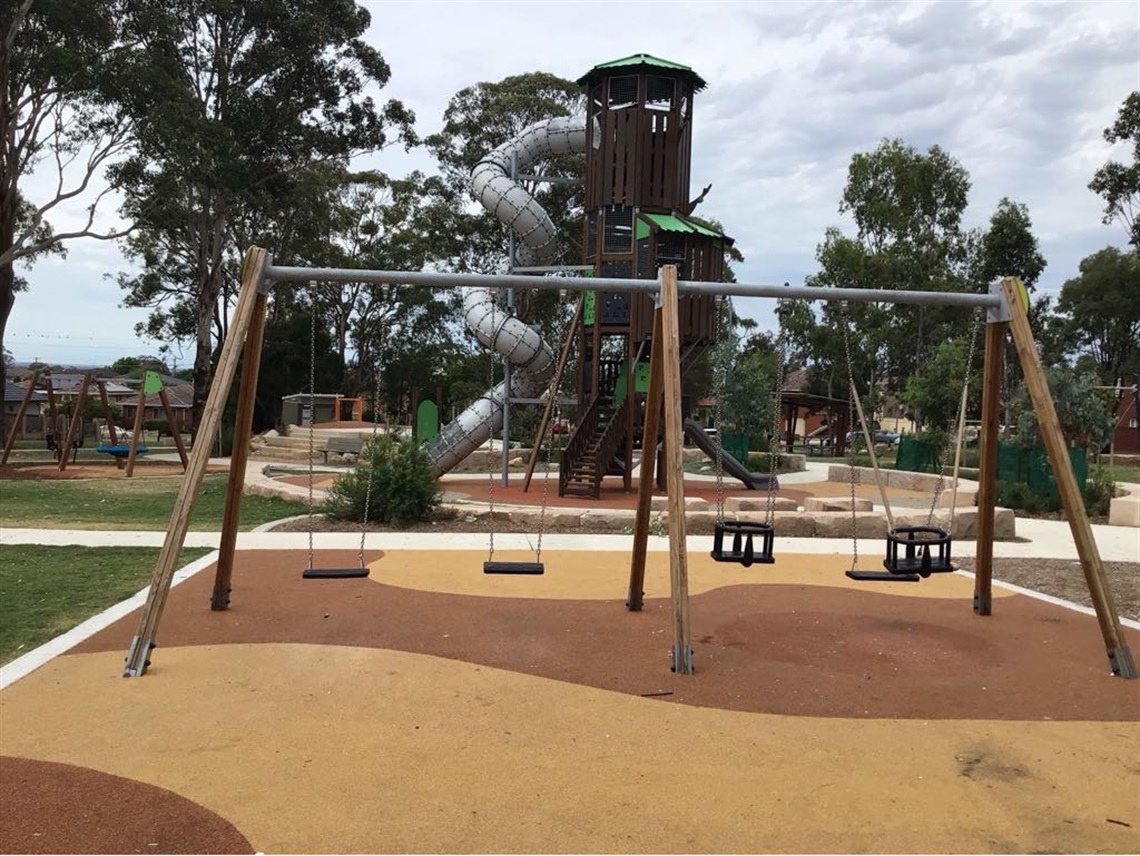 Playground in Fairfield Heights Park.