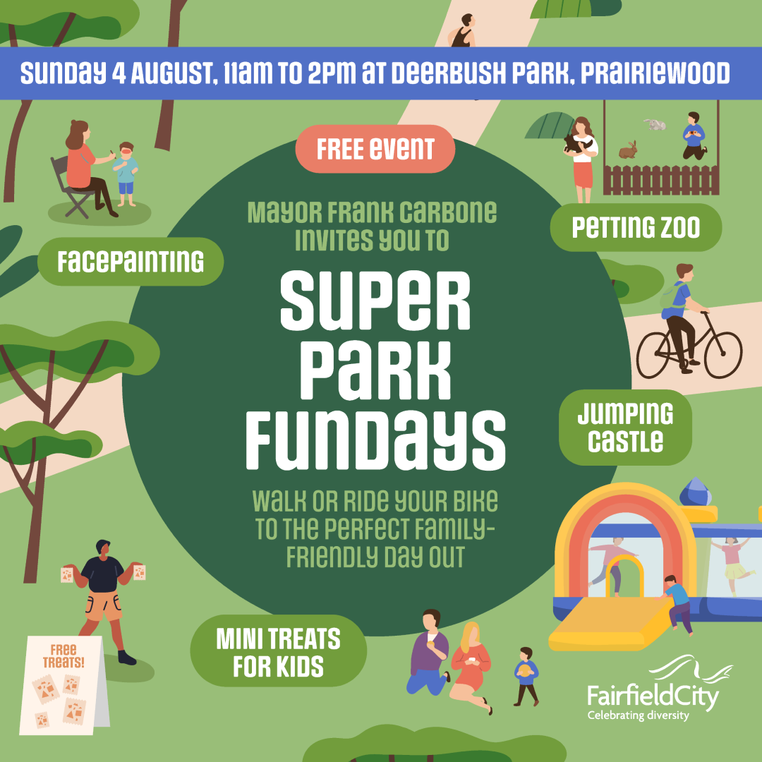 Park Activations Super Park Fundays Deerbush Park 4 August