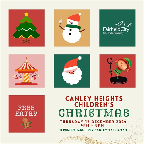 2024 Canley Heights Children's Christmas event tile.