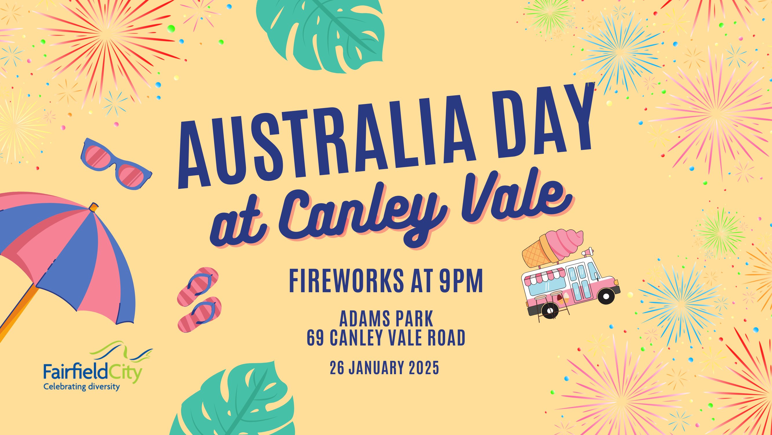 2025 Australia Day at Canley Vale website banner.