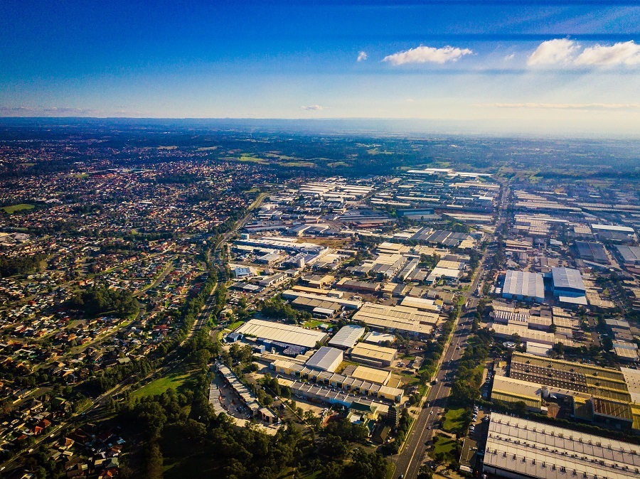 Drone photo of Fairfield City