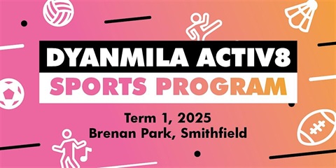 Promotion flyer for Dyanmila Active8 Sport Program.